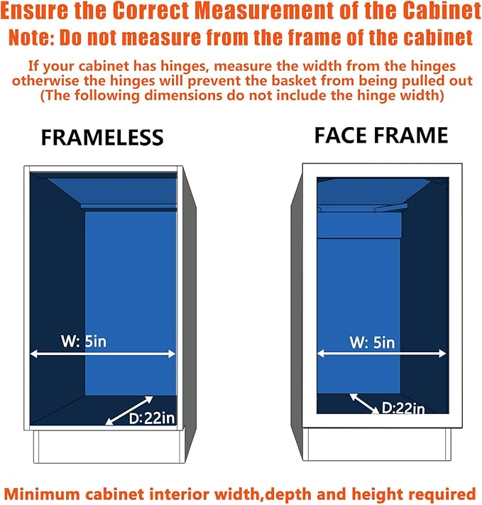 ROOMTEC Pull Out Cabinet Organizer, 1 Tier Black, Kitchen Cabinet Organizers - Image 4