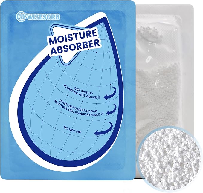 100 Gram 30 Packs Moisture Absorbers, Dehumidifier Bags by Wisesorb