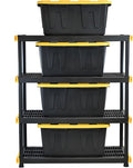 CX Black & Yellow, Shelving Unit and Heavy Duty Storage Containers, Extremely by BLACKYELLOW