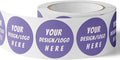 150 Custom Circle/Square BOPP Roll Labels- Personalized Stickers by SUNSHINESTICKERS