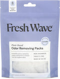 Fresh Wave Lavender Odor Eliminating & Deodorizing Packs | Bag of 6 | Safer by FreshWave