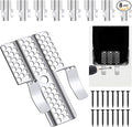 Drywall Repair Clips, 8 Pack Stainless Steel Wall Patch Kit by AdventureBuiltHomePerfected
