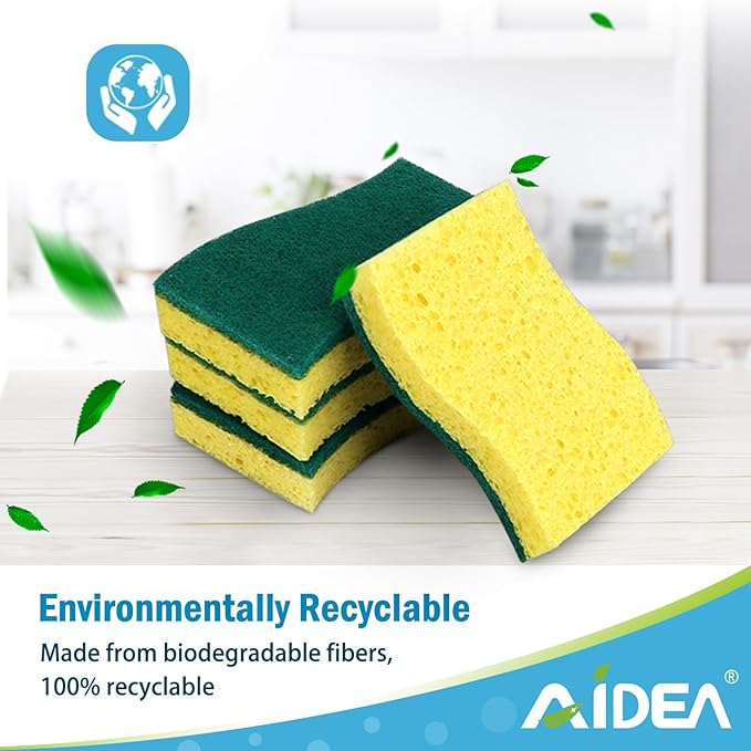 AIDEA Sponges Heavy Duty-12Count, Sponges Kitchen, Sponge - Image 7