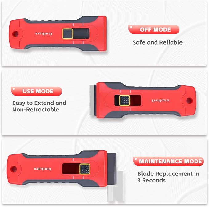 Upgraded Extractable & Magnetic Razor Blade Scraper Tool - Image 5
