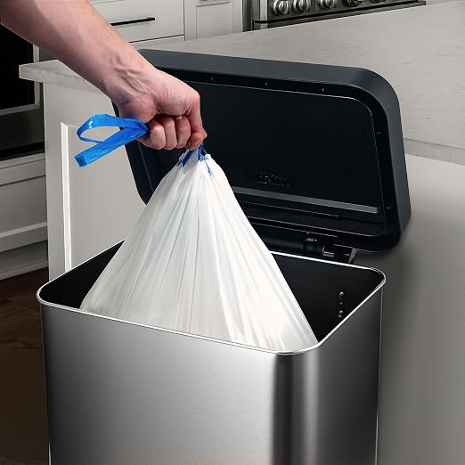 Hefty Stainless Steel Step Trash Cans - Image 6