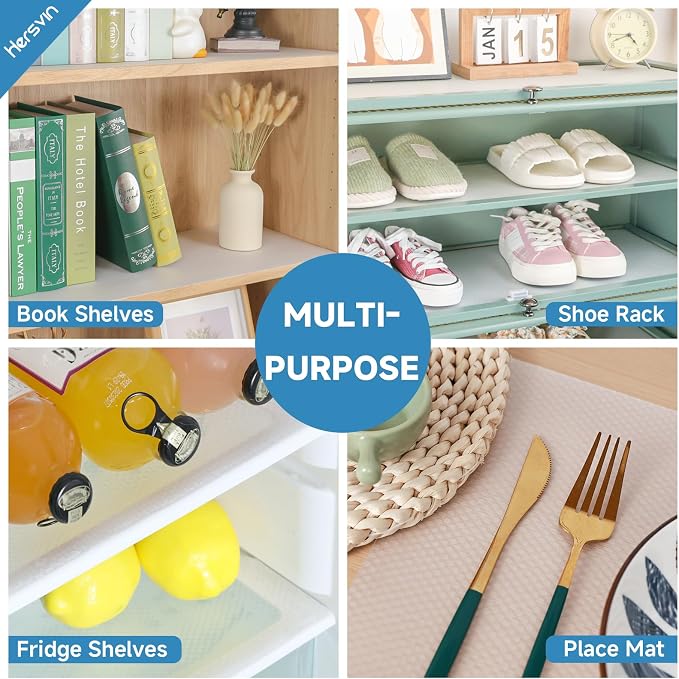 Shelf Liners 20 in x 20 ft EVA Drawer Mats, Non-Adhesive Cupboard Protector - Image 6
