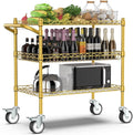 Leteuke 3 Tier Rolling Carts by Leteuke