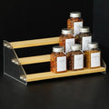 nianfeng Tiered Spice Rack, 3-Tier Spice Pantry Kitchen Cabinet Organizer by nianfeng