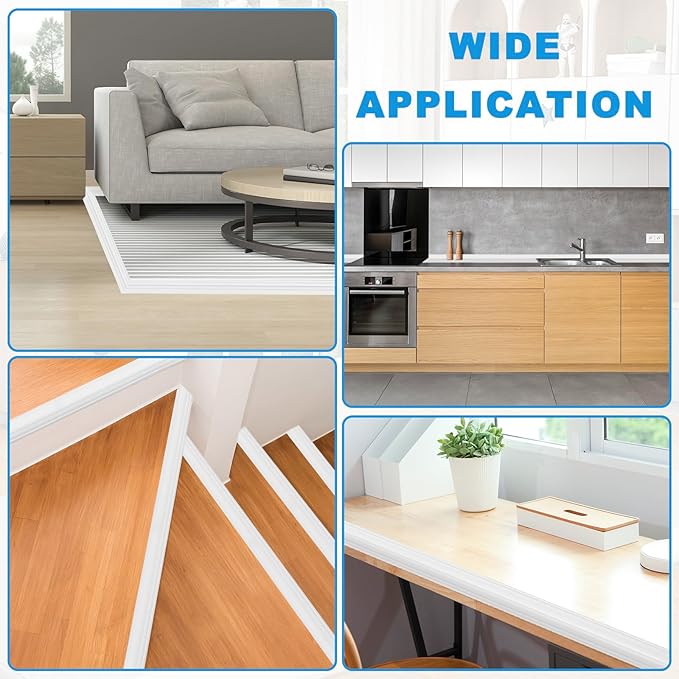 Wall Corner Protector Peel and Stick Corner Trim Molding Flexible Inside & - Image 6