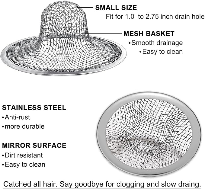 2PCS Tub Drain Hair Catcher - Image 3