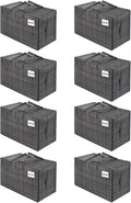 VENO 8 Pack Moving and Storage Bags, Heavy Duty, Alternative to Moving Boxes by Veno