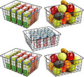 5 Pack Wire Storage Baskets, Premium Pantry Baskets by Unknown