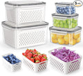 HOTEC 5-Pack Large Fruit Storage Container by Hotec