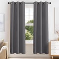 PONY DANCE Grey Blackout Curtains by PONYDANCE