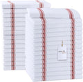 Dish Towels Set Size 15x25 Inch, 100% Cotton Soft & Absorbent Linen Kitchen by Avalon+Kitchen