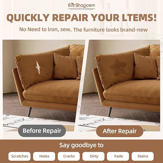 Suede Repair Patch, Large Fabric Repair Tape, Self-Adhesive Fabric Patches - Image 6