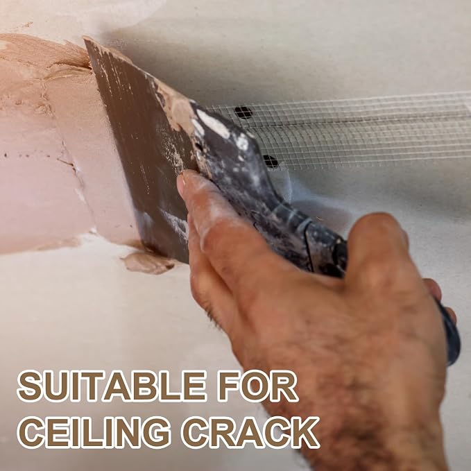 PATIKIL Drywall Repair Mesh Tape, 4 inch x 82 ft Fiberglass Repair Patch - Image 6
