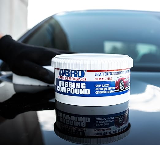 ABRO Superior Performance Rubbing Compound, 10 oz., Buffing Compound - Image 3