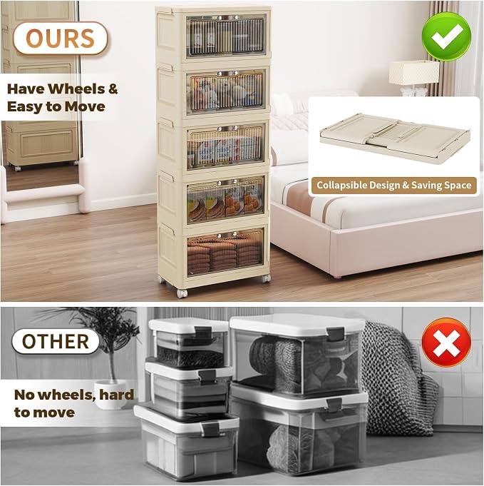 5 Tier - 34QT Storage Bins - Image 3