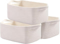 OIAHOMY Cotton Rope Storage Baskets | Decorative Storage Basket by MasterofSpaceOptimization