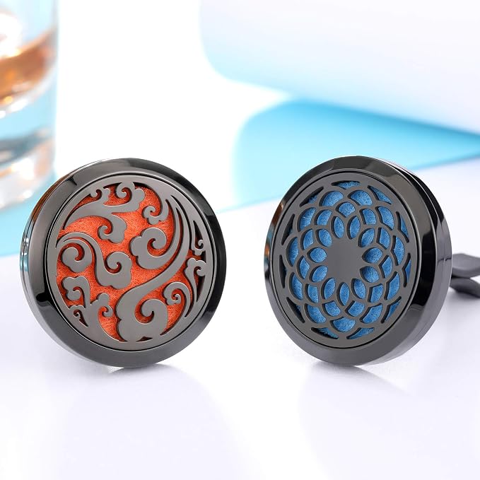 2 Pieces 316L Car Aromatherapy Oil Diffuser Air Freshener - Image 6