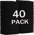 MRD's Home 12" x 12" Black Microfiber Cleaning Cloth, Lint Free, Scratch & by Unknown