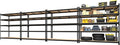 PrimeZone 4 Pack Storage Shelves 48" x 24" x 72", 5 Tier Adjustable Garage by PrimeZone
