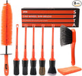 SPTA 8Pcs Wheel & Tire Brush Car Detailing kit, Easy Reach Wheel and Rim Brush by SPTA