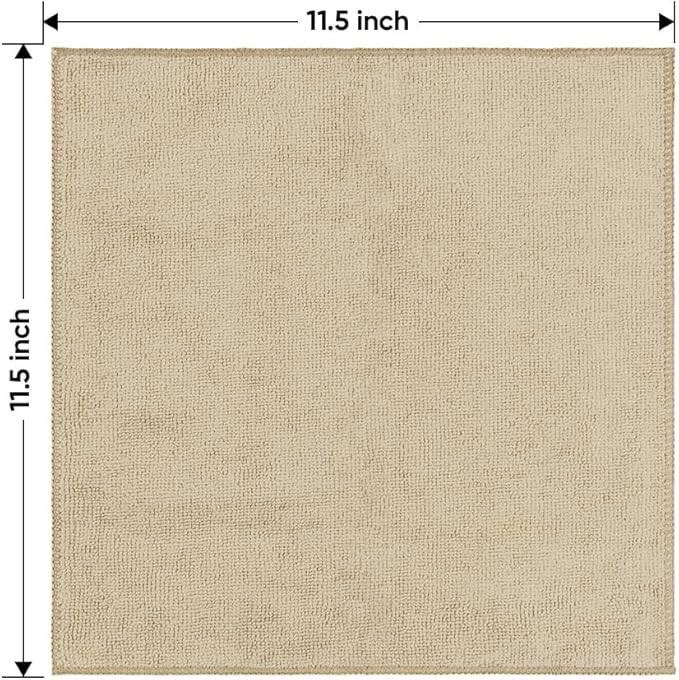 HOMEXCEL Microfiber Cleaning Cloth 20 Pack 11.5 x 11.5 inch Microfiber Towels - Image 7