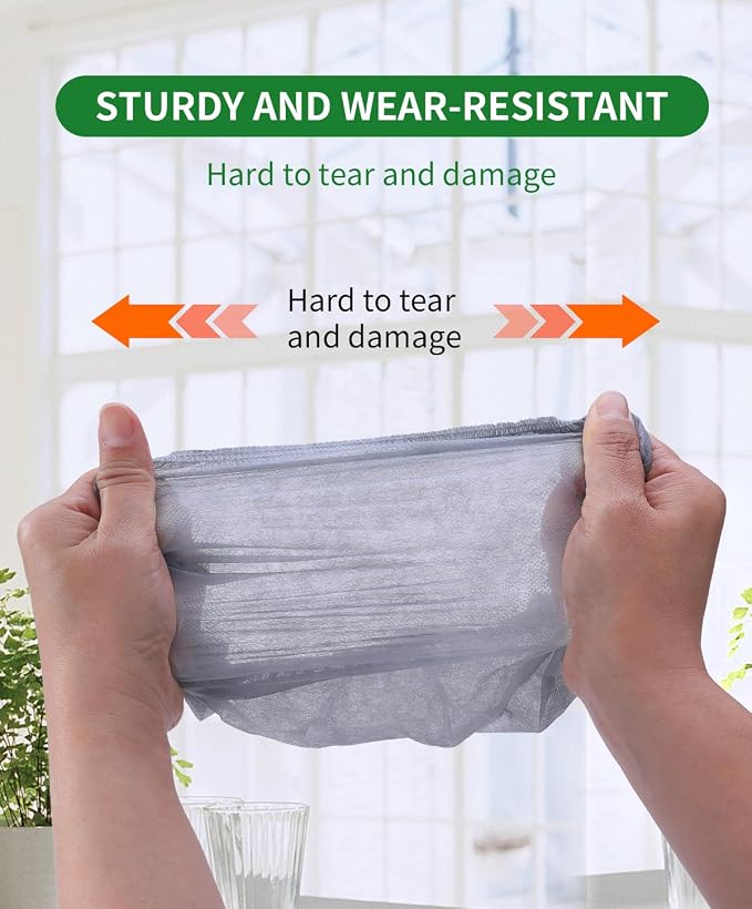 200Pcs Non-Woven Shoe Covers Disposable Non Slip - Image 3