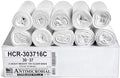 Aluf Plastics High Density Trash Bags, 30 Gallon, 16 Micron, by AlufPlastics