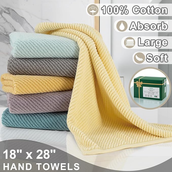 VOOVA & MOVAS Taupe Hand Towels - Image 3