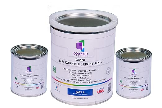colored epoxies Dark Blue Epoxy Resin by ColoredEpoxies