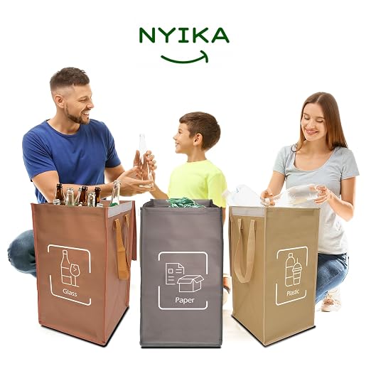 NYIKA - Recycling Organizer - Reusable Recycling Bags - Recycling Sorter - - Image 5