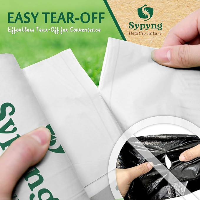 Compostable Kitchen Trash Bags 8-10 Gallon – Heavy-Duty 1.1 Mil, 100% - Image 4