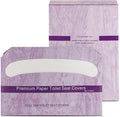 EZbrnd Premium Half-Fold Disposable Toilet Seat Covers, Flushable Paper Cover by EZbrnd