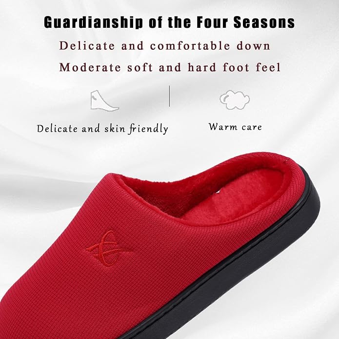Memory Foam Slippers for Women's and Men's Casual House Shoes - Image 2