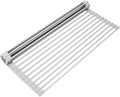 Surpahs Over Sink Foldable Multipurpose Roll-Up Dish Drying Rack, Silicone by Surpahs