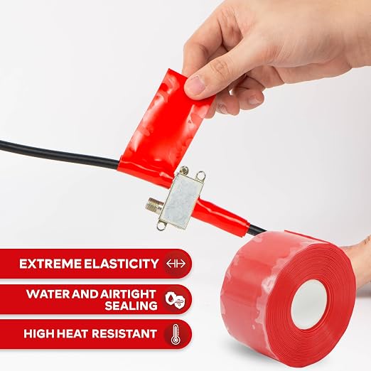 XFasten Self-fusing Silicone Tape Pro, 1.5-Inch x 15-Feet, 30mils Extreme - Image 3