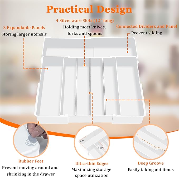 Expandable Large Silverware Organizer - Image 7