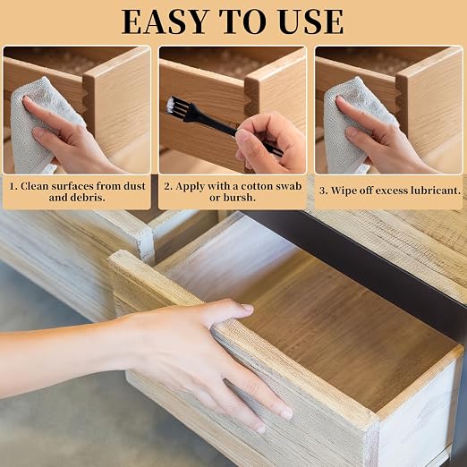 Wood Drawer Wax Lubricant Paste Door-Ease Lubricant Wear-Resistant Eliminate - Image 4