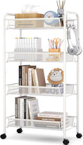 TOOLF 4-Tier Rolling Cart, Metal Utility Cart by TOOLF