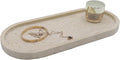 Natural Marble Tray, Oval Vanity Decorative Tray by Kesoniku