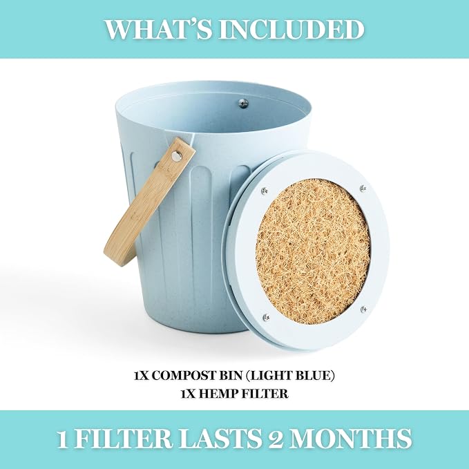 Martha Stewart Indoor Compost Bin | Countertop Composting Bucket - Image 4