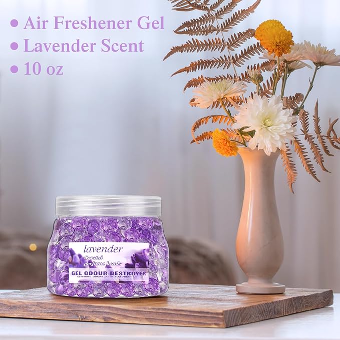 Timgle 12 Pack Odor Eliminator Gel Beads Bulk 10 Ounces Air Freshener Gel Beads - Image 4