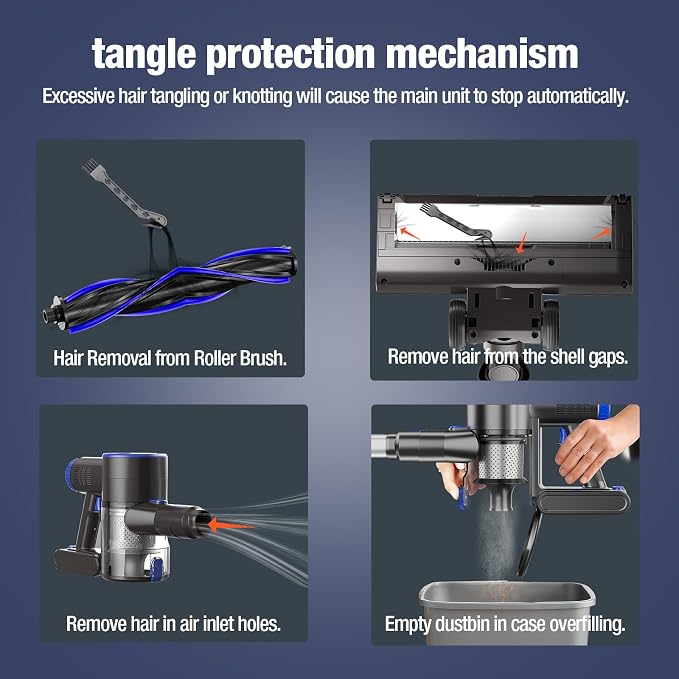 Cordless Vacuum Cleaner, Super Power Suction Stick Vacuum Cleaners - Image 7
