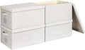 Large 17''x12'' Quart Collapsible Stackable Storage Bins by GraciadecoStorage