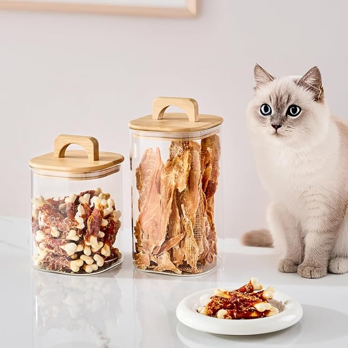 Sweejar 1 qt Glass Food Storage Containers - Image 4