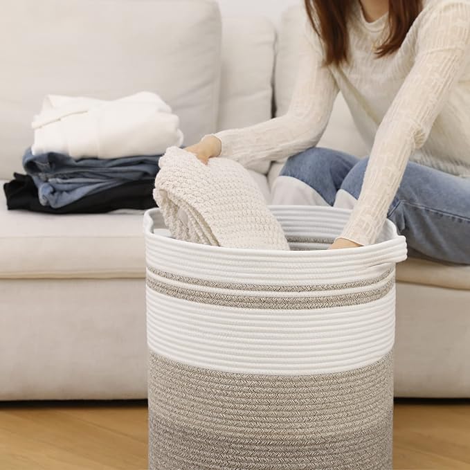 OIAHOMY 58L Laundry Baskets-Laundry Hamper, Storage Basket - Image 2