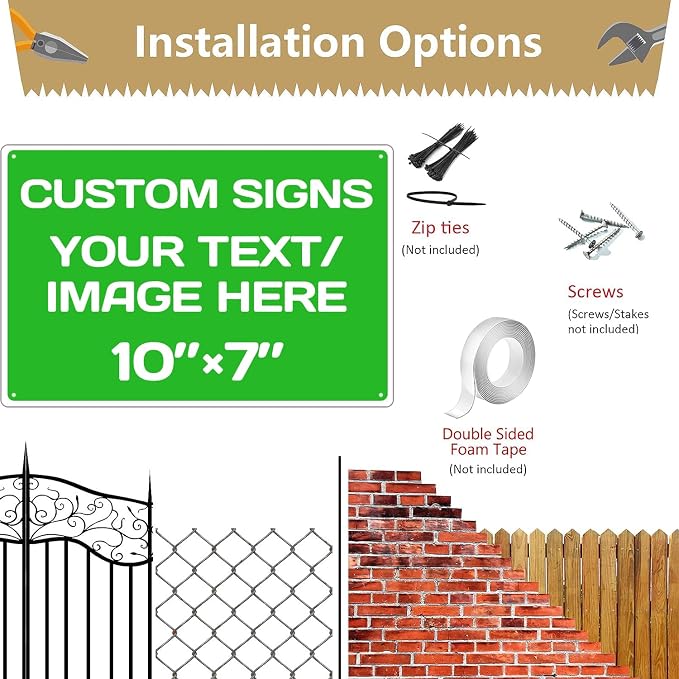 Personalized Aluminum Metal Signs - Image 4